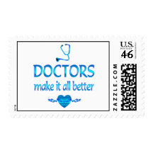 Doctors Make it Better Postage Stamp