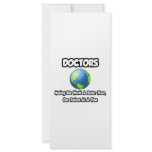 Doctors...Making the World a Better Place rack cards