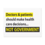Doctors Not Government Post Cards