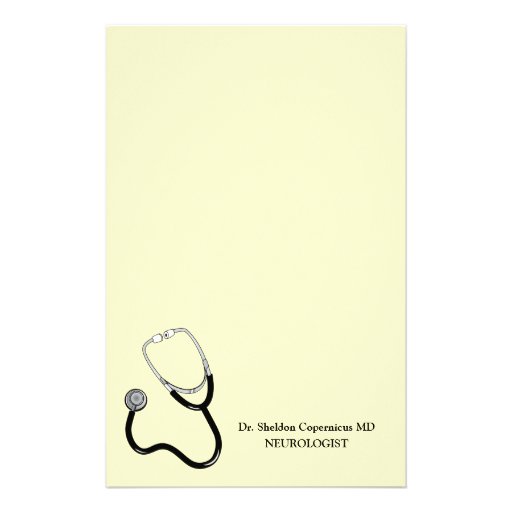 Doctor's Personal Notepad Stationery Zazzle