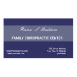 Doctors Plain Blue Business Card Templates