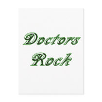 Doctors rock postcards