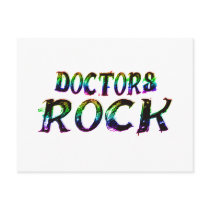 DOCTORS ROCK WITH COLOR postcards
