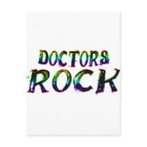 DOCTORS ROCK WITH COLOR postcards