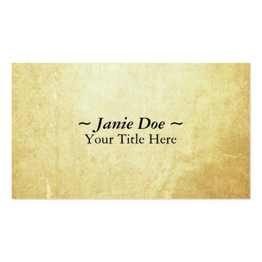 Document Paper Business Card Templates (front side)