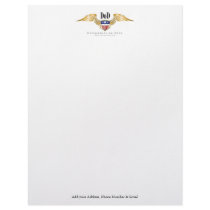 DOD (Dependents on Duty) wings customize Customized Letterhead