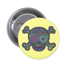DOD-sk1 -grn Pinback Button