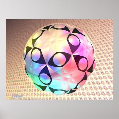 Dodecahedral Bubble Poster by BruceRawles