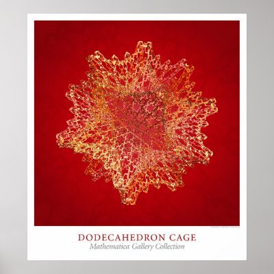 Dodecahedron Cage Print