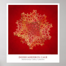Dodecahedron Cage Print