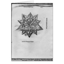 Dodecahedron, from 'De Divina Proportione' Greeting Cards