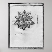 Dodecahedron, from 'De Divina Proportione' Posters