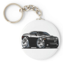 Dodge Challenger Black Car Key Chains