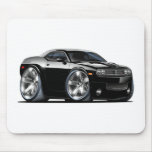 Dodge Challenger Black Car Mouse Pads