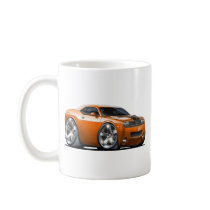 Dodge Challenger Orange Car Coffee Mug