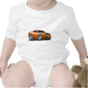 Dodge Challenger Orange Car t-shirts by maddmaxart Dodge Challenger Orange Car t-shirts