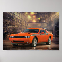 Dodge Challenger Poster