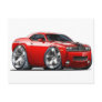 Dodge Challenger Red Car Postcards