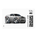 Dodge Challenger Silver/Grey Car Postage Stamp