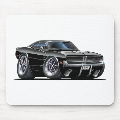 Dodge Charger Black Car Mouse Pad Zazzle