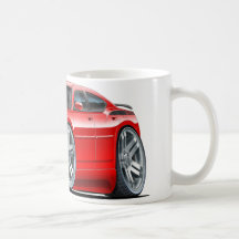 Dodge Charger Daytona Red Car Mug