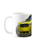 Dodge Charger Daytona Yellow Car Coffee Mug