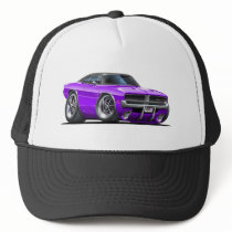 Dodge Charger Purple Car hats by maddmaxart Dodge Charger Purple Car hats