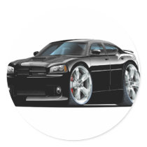 Dodge Charger Super Bee Black Car Sticker