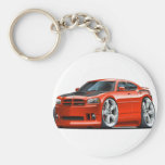 Dodge Charger Super Bee Red Car Keychain