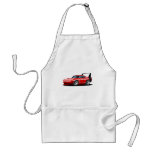 Dodge Daytona Red Car Aprons