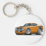 Dodge Demon Orange Car Key Chain