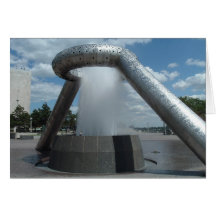 Dodge/Hart Plaza Fountain Greeting Cards