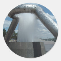 Dodge/Hart Plaza Fountain Sticker
