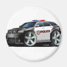 Dodge Magnum Police Car Magnets