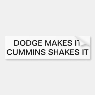 dodge makes it cummins shakes it shirt