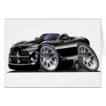 Dodge Viper Roadster Black Car cards