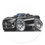Dodge Viper Roadster Black Car Stickers