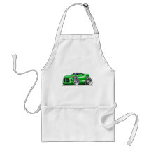 Dodge Viper Roadster Green Car Apron