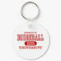 Dodgeball University keychains