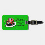 Dodgem Santa luggage tags