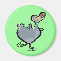 dodo del patinaje de hielo iman para frigorífico
