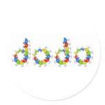 Dodo Round Sticker
