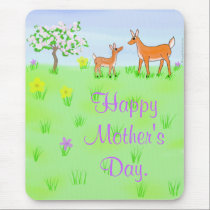 Doe and Fawn mousepads
