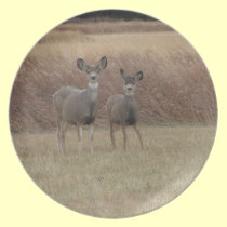 Doe and Fawn Plate plates