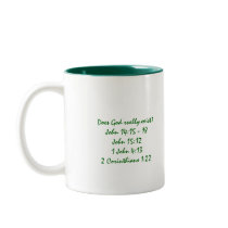 Does God really exist? Mug