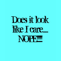 Does it look like I care..... NOPE!!!!! t-shirts