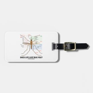Does Life Just Bug You? (Mosquito Anatomy) Tag For Bags