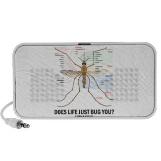 Does Life Just Bug You? (Mosquito Anatomy) Laptop Speakers