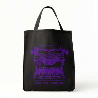 Does Not Compute (Purple) bag
