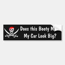 Does this Booty Make My Car Look Big? Bumper Sticker